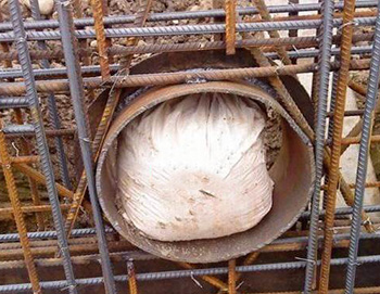 柔性防水套管施工現場